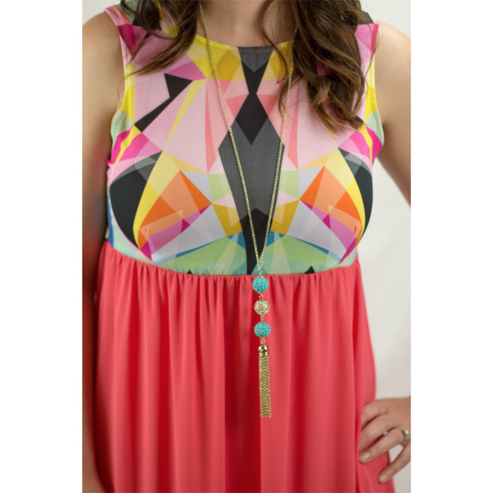 Coral Charm Maxi — Everly and Ace